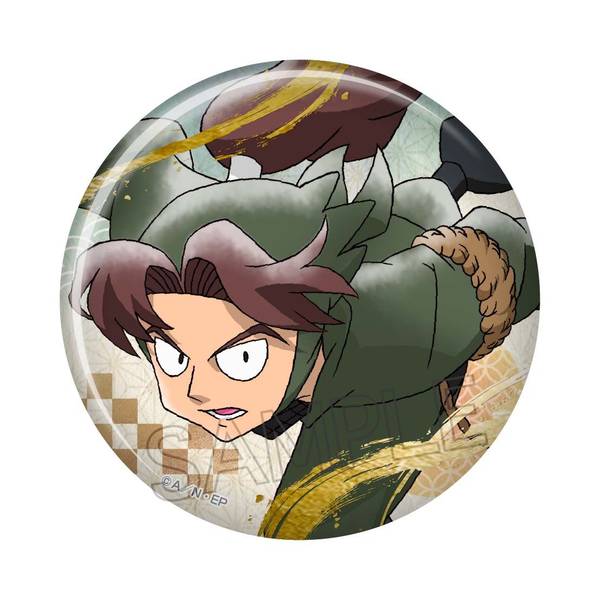 【8月予約】忍たま乱太郎 箔押し缶バッジ 山田利吉 キャラグッズ 4571653543870