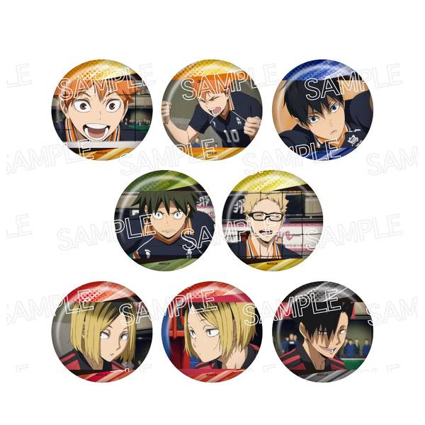 【8月予約】ハイキュー!! 百面相缶バッジ vol.6 8個入BOX キャラグッズ 4571653544068