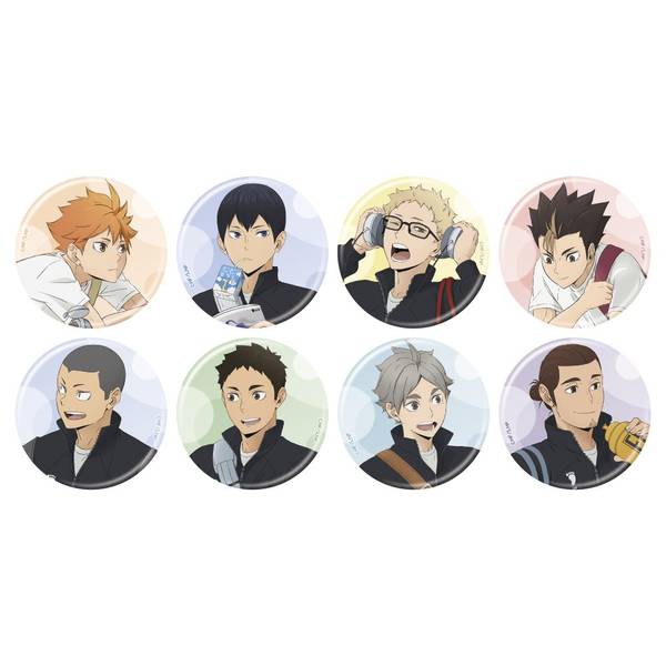 【2月予約】ハイキュー!! 描き下ろしトレーディング缶バッジ[全8種] 坂ノ下商店 8個入BOX キャラグッズ 4571691873076