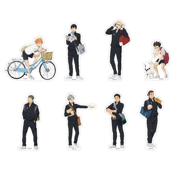 ハイキュー!! 描き下ろしダイカットステッカー 田中龍之介 坂ノ下商店