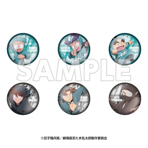【5月予約】サンシャイン60展望台 てんぼうパーク×『劇場版 忍たま乱太郎 ドクタケ忍者隊最強の軍師』天空遊歩の段 トレーディング缶バッジ 6個入BOX キャラグッズ 4571694192099