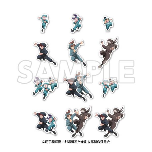 【5月予約】サンシャイン60展望台 てんぼうパーク×『劇場版 忍たま乱太郎 ドクタケ忍者隊最強の軍師』天空遊歩の段 トレーディングダイカットステッカーセット 6個入BOX キャラグッズ 4571694192655
