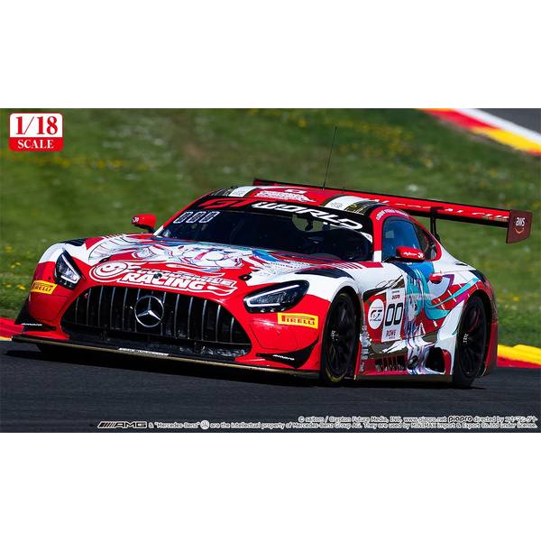 【4月予約】グッドスマイルレーシング 1/18 グッドスマイル 初音ミク AMG 2025 SPA24H Ver. No.00 2025 谷口信輝/and more 完成品ミニカー 4571697185647