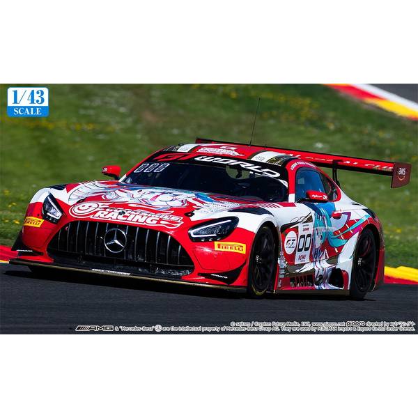 【2月予約】グッドスマイルレーシング 1/43 グッドスマイル 初音ミク AMG 2025 SPA24H Ver. No.00 2025 谷口信輝/and more 完成品ミニカー 4571697185654