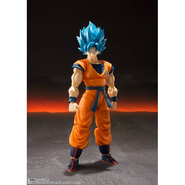 バンダイ S.H.Figuarts スーパーサイヤ人ゴッドスーパーサイヤ人孫悟空-超- (再販品) 「ドラゴンボール超 ブロリー」より フィギュア 4573102557001