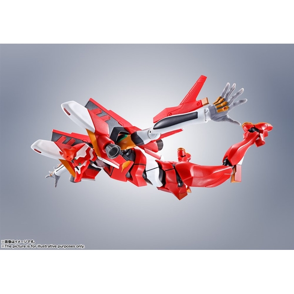 ２点セット　エヴァンゲリオン フィギュア BANDAI 魂SPEC ROBOT魂 ＜SIDE EVA＞ エヴァンゲリオン2号機+S型装備 -新劇場版