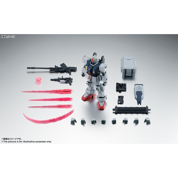 美品 機動戦士ガンダム第08MS小隊 ROBOT魂 フィギュア RX-79 陸戦型ガンダム ver. A.N.I.M.E. バンダイ バンダイ ROBOT魂 (SIDE MS) RX-79(G) 陸戦型ガンダム ver