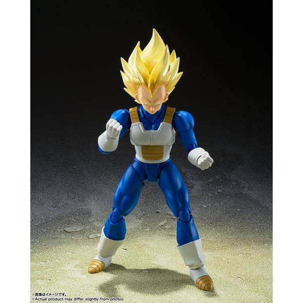 バンダイ S.H.Figuarts スーパーサイヤ人ベジータ-目覚めるスーパーサイヤ人の血- (再販品) 「ドラゴンボールZ」より フィギュア 4573102641861