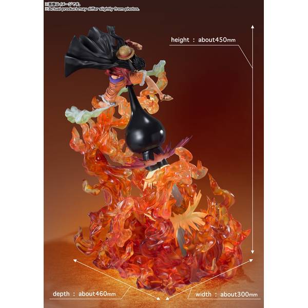 フィギュアーツZERO 超激戦 モンキーDルフィ レッドロック 新品未開封 フィギュアーツZERO ルフィ -業火拳銃(レッドロック)- 発売