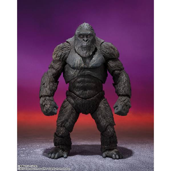 ゴリラフィギュアセット バンダイ S.H.MonsterArts KONG FROM GODZILLA x KONG: THE NEW EMPIRE