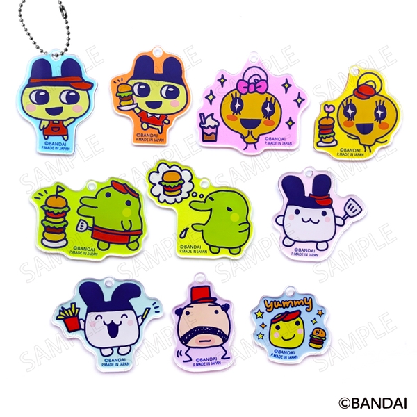 たまごっち ウェルカムバーガー アクリルキーホルダー 10個入BOX