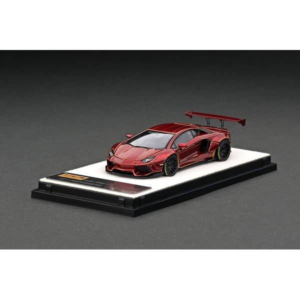 PGM 1/64 LB ランボルギーニ アヴェンタドール LP700 レッド 完成品ミニカー PGM-640407【在庫品】