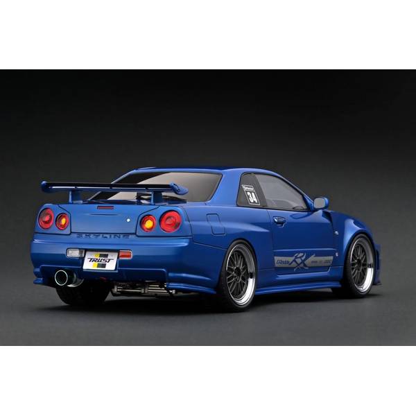 イグニッションモデル 1/18 GT-R VR32 ブルーメタリック 1522 IG1522 1/18 TOP SECRET GT-R (VR32) Blue Metallic | LINE UP