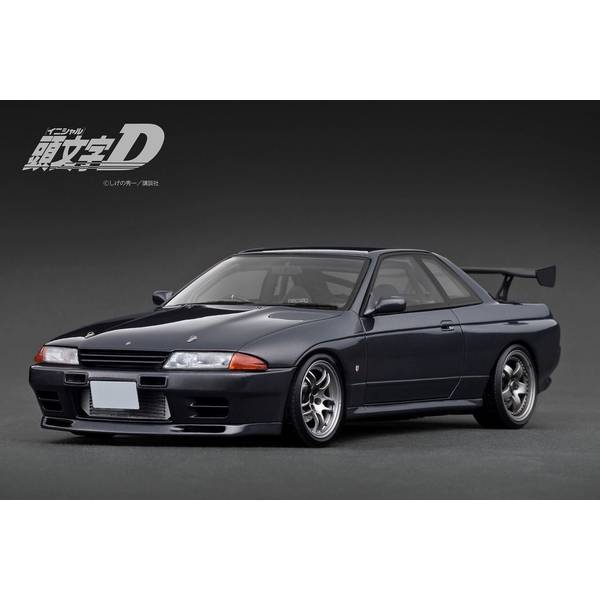 イグニッションモデル 1/18 ニッサン スカイライン GT-R BNR32 ガンメタリック 頭文字D 完成品ミニカー IG3545