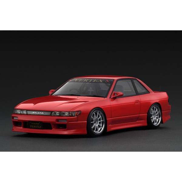 イグニッションモデル 1/18 ニッサン VERTEX S13 シルビア レッド 完成品ミニカー IG3584
