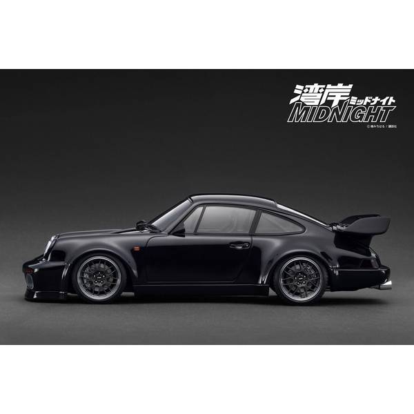 くるま おもちゃ ポルシェ ブラック ポルシェ特注 1/18スケール「ポルシェ911(992)ターボS