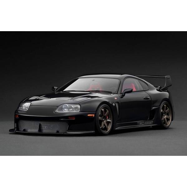 イグニッションモデル 1/18 トヨタ スープラ A80 TRD 3000GT ブラック 完成品ミニカー IG3599