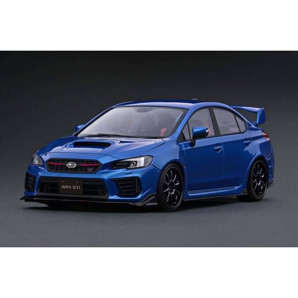 イグニッションモデル 1/18 スバル WRX CBA-VAB STI ブルーメタリック 完成品ミニカー IG3610
