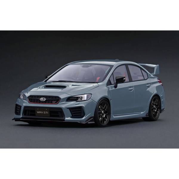 イグニッションモデル 1/18 スバル WRX CBA-VAB STI グレーカーキ 完成品ミニカー IG3612
