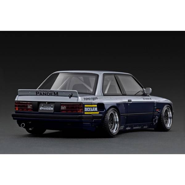 イグニッションモデル 1/18 BMW PANDEM 30 シルバー/ブルー 完成品