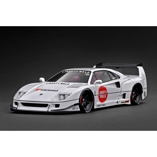 【12月予約】イグニッションモデル 1/18 フェラーリ LB-WORKS 40 ホワイト 完成品ミニカー IG3752