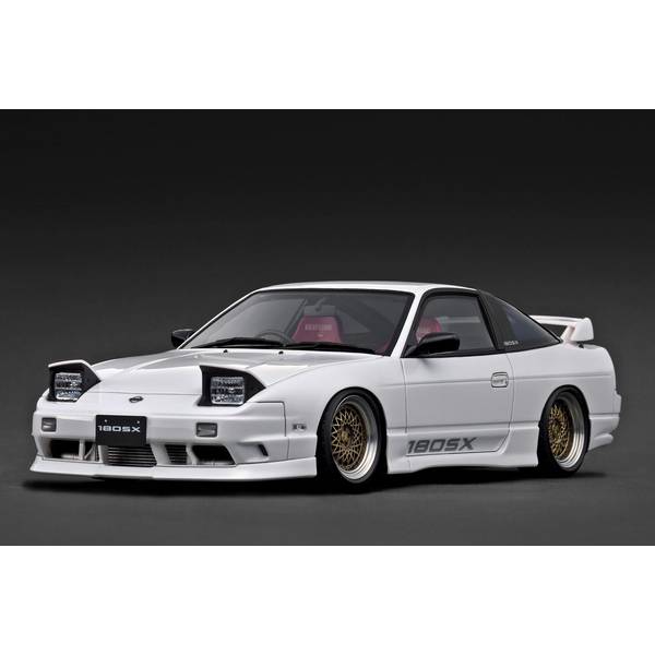 【12月予約】イグニッションモデル 1/18 ニッサン 180SX TYPE X RPS13 ホワイト 完成品ミニカー IG3763
