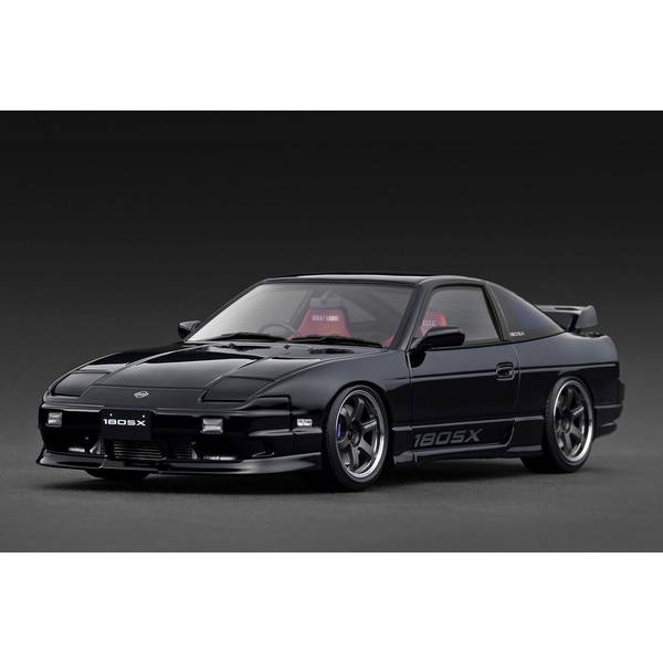 イグニッションモデル 1/18 ニッサン 180SX TYPE X RPS13 ブラック 完成品ミニカー IG3767