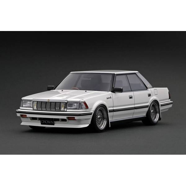 イグニッションモデル 1/18 トヨタ クラウン 2.8 ロイヤルサルーンG 120 ホワイト 完成品ミニカー IG3823
