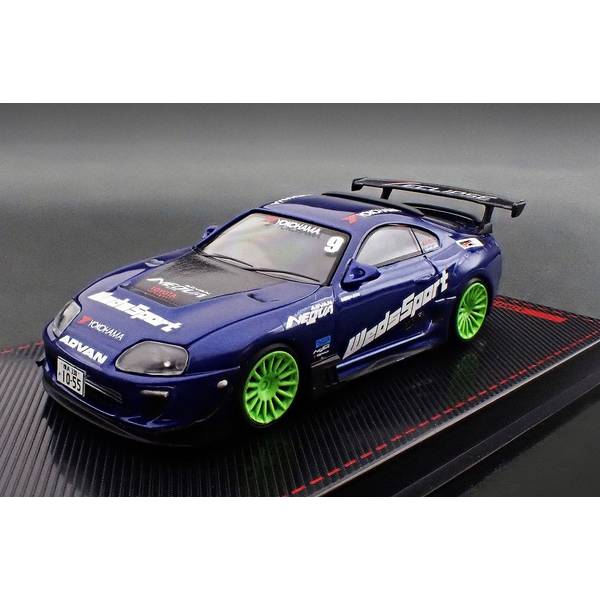 イグニッションモデル 1/64 トヨタ スープラ JZA80 RZ ブルーメタリック 完成品ミニカー IG3843