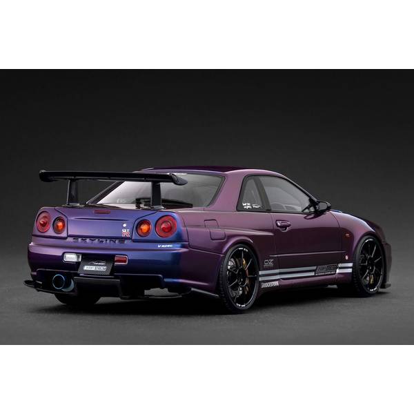 イグニッションモデル 1/43 TOP SECRET GT-R (BNR34) WEB限定モデル：1/18 TOP SECRET GT-R (BNR34) RB26改エンジン付
