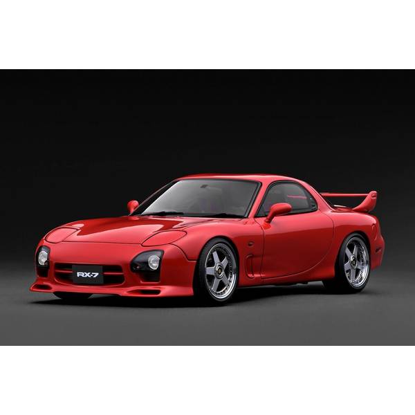 【9月予約】イグニッションモデル 1/18 マツダ RX-7 Mazda Speed A-spec FD3S レッド 完成品ミニカー IG3945