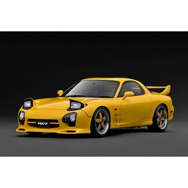 【9月予約】イグニッションモデル 1/18 マツダ RX-7 Mazda Speed A-spec FD3S イエロー 完成品ミニカー IG3946