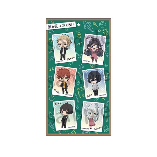 【4月予約】薫る花は凛と咲く ステッカー 集合 キャラグッズ 4573514549502