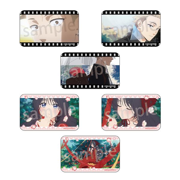 【4月予約】薫る花は凛と咲く スクエア缶バッジ 6個入BOX キャラグッズ 4573514549557