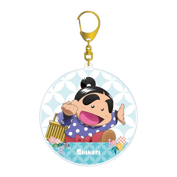 【6月予約】忍たま乱太郎 描き下ろしイラスト 福富しんべヱ みんなで商いver. BIGアクリルキーホルダー キャラグッズ 4573559305064