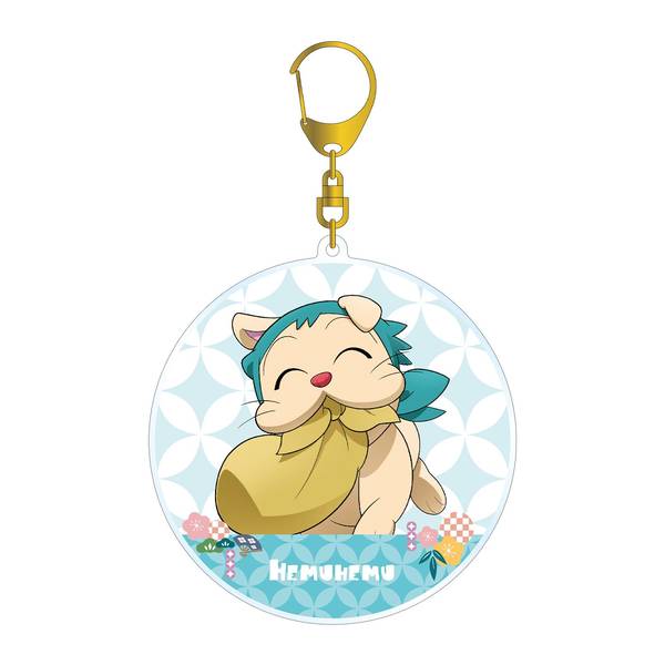 【6月予約】忍たま乱太郎 描き下ろしイラスト ヘムヘム みんなで商いver. BIGアクリルキーホルダー キャラグッズ 4573559305071