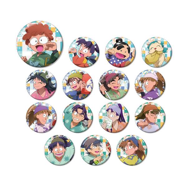 【6月予約】忍たま乱太郎 描き下ろしイラスト みんなで商いver. トレーディング缶バッジ 15個入BOX キャラグッズ 4573559305507