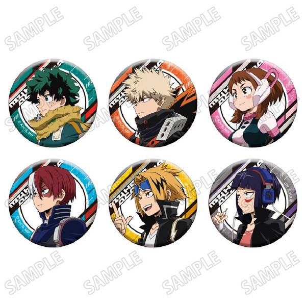 【5月予約】僕のヒーローアカデミア描き下ろし缶バッジコレクション【行進ver.】 6個入BOX キャラグッズ 4573613711336