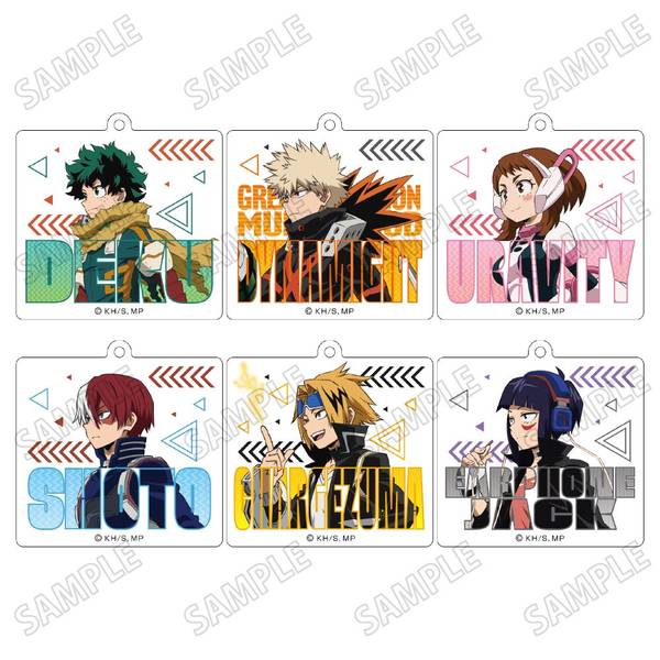 【5月予約】僕のヒーローアカデミア描き下ろしアクリルキーホルダーコレクション【行進ver.】 6個入BOX キャラグッズ 4573613711350