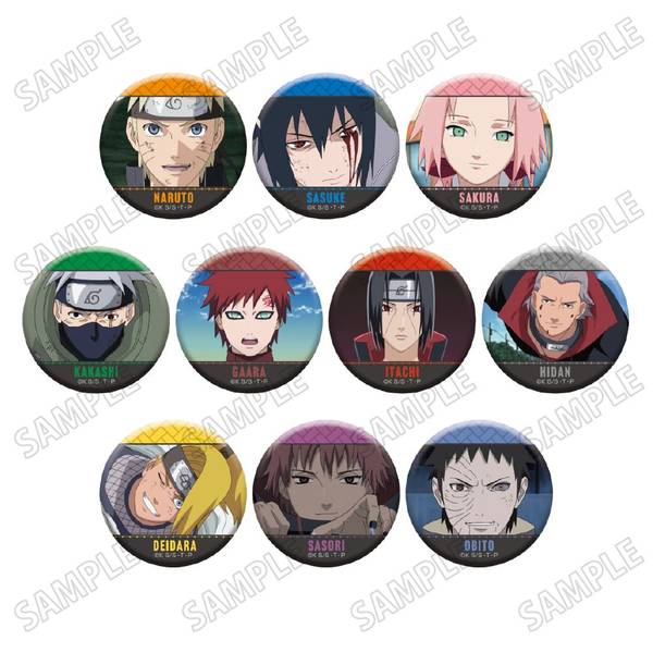 【5月予約】NARUTO-ナルト- 疾風伝場面写缶バッジコレクション【vol.1】 10個入BOX キャラグッズ 4573613712098