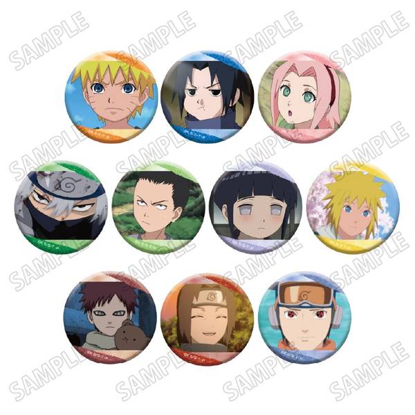 【5月予約】NARUTO-ナルト- 疾風伝場面写缶バッジコレクション【vol.2】 10個入BOX キャラグッズ 4573613712111