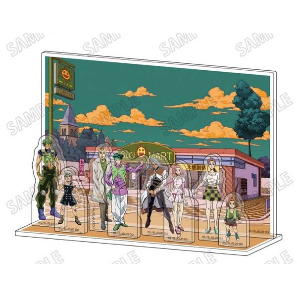 【6月予約】アニメ『ジョジョの奇妙な冒険 ダイヤモンドは砕けない』アクリルジオラマ【RE】(3) キャラグッズ 4573613716287