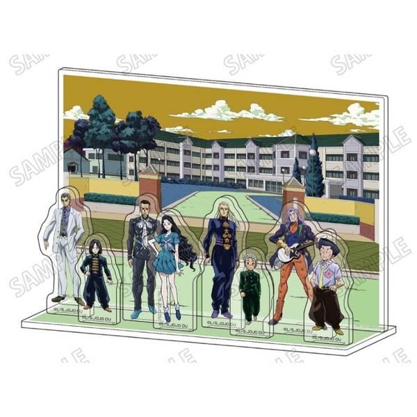【6月予約】アニメ『ジョジョの奇妙な冒険 ダイヤモンドは砕けない』アクリルジオラマ【RE】(4) キャラグッズ 4573613716294