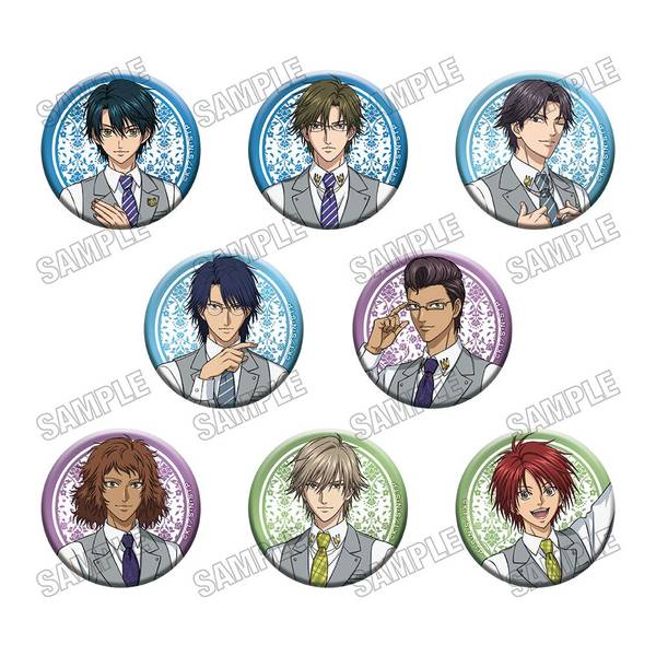 【2月予約】アニメ『新テニスの王子様』 描き下ろし缶バッジコレクション[ホテルマンver.2] 8個入BOX キャラグッズ 4573613738739