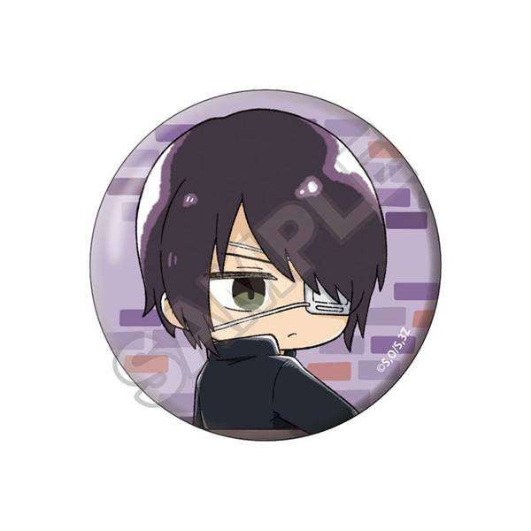 3年Z組銀八先生 ぷち窓 グリッター缶バッジ 8個入BOX | 4573618344072