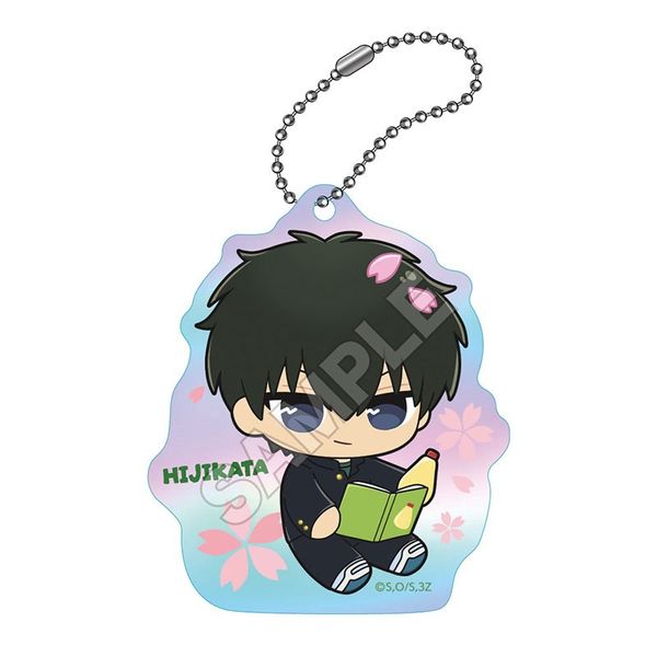 【5月予約】3年Z組銀八先生 ぬいぴ～すふれんず オーロラアクリルキーチェーン 土方十四郎 キャラグッズ 4573618352770