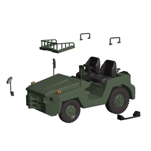 【9月予約】HMA 1/48 航空自衛隊 2t 牽引車 Towバー付属 スケールモデル 427
