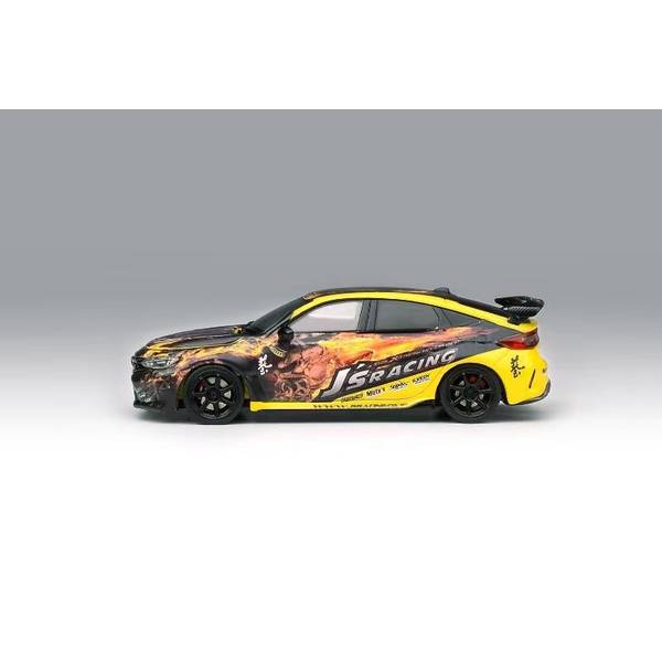 日東　シビックレーシング　1/16 Yahoo!オークション - 未組立 日東科学 1/16 ホンダ シビック