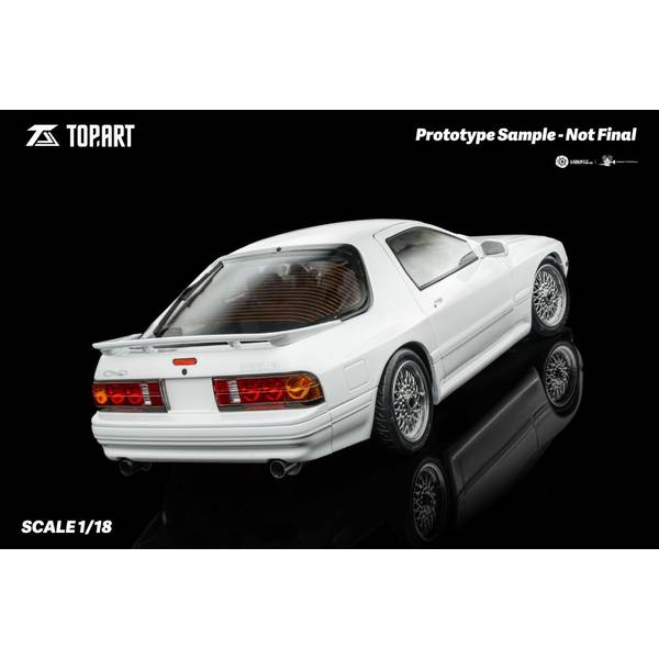 7月予約】トップアート 1/18 マツダ RX-7 FC3S 1989 ホワイト