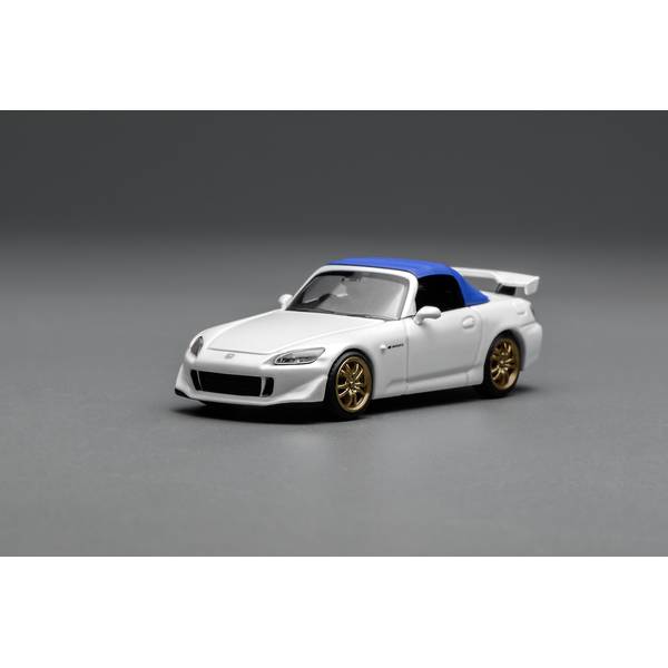 1月予約】MOTORHELIX 1/64 ホンダ S2000 TYPE S プラチナ